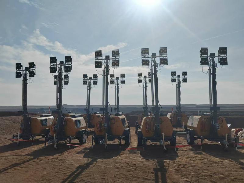 奔马移动照明车客户收货验收