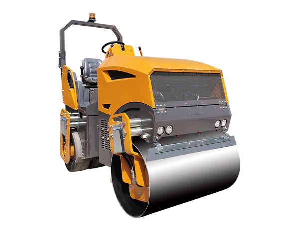 新款3.5吨前钢后胶座驾式压路机3500